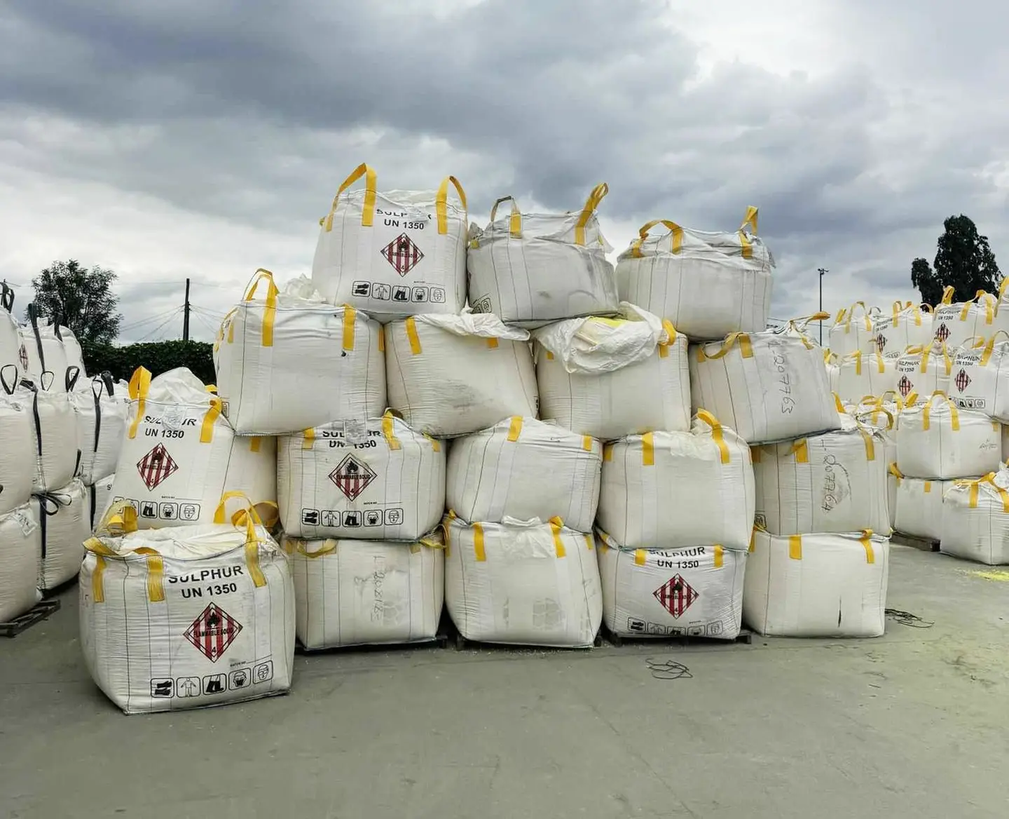 Bulk goods prepared for transport and cost allocation