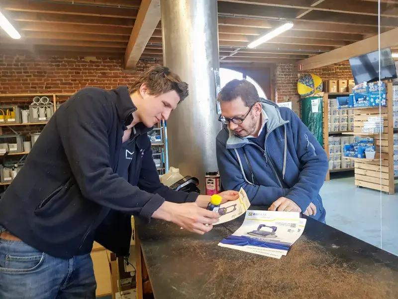 Field service technicians using Odoo to manage on-site operations