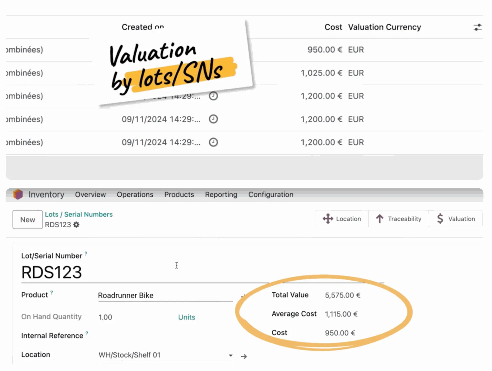 The Odoo 18 manufacturing dashboard provides full real-time visibility into production operations.